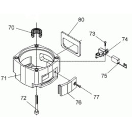 Wacker ehb10 ehb11 carbon brush 0046221