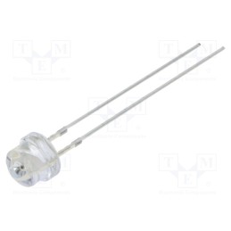1 pcs x OPTOSUPPLY - OSO5PA56A1A-CRLED14 - LED, 4.8mm, orange, 850mcd, 100°, Front: convex, 5÷20V, No.of term: 2