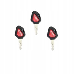 3x key key for the Kubota KX 459a door ignition switch