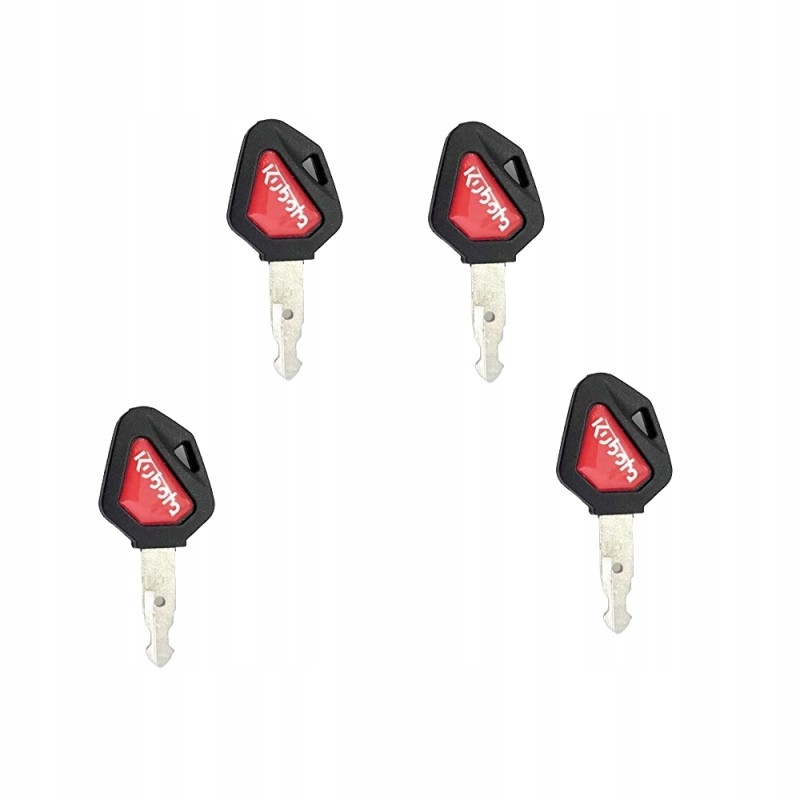 4x key key for the ignition door ignition switch Kubota KX 459a