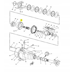 Original cat backhoe loader brake seal
