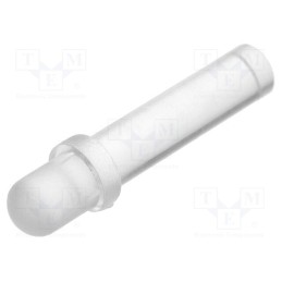 1 pcs x BIVAR - PLP1-500 - Fiber for LED, round, Ø3mm, Front: convex, straight