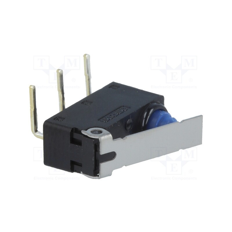 1 pcs x OMRON OCB - D2HW-A211DL - Microswitch SNAP ACTION, 0.1A/125VAC, 2A/12VDC, with lever, SPDT