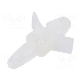 10 pcs x DREMEC - 8G813V40346 - PCB distance, polyamide, L: 4.8mm, snap fastener, natural, UL94V-2