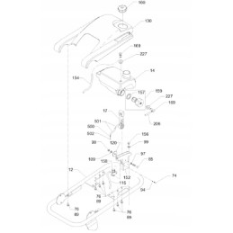 Wacker BS rammers throttle housing 0118149