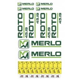 Merlo Roto charger sticker 45 19 66x26cm 1 set