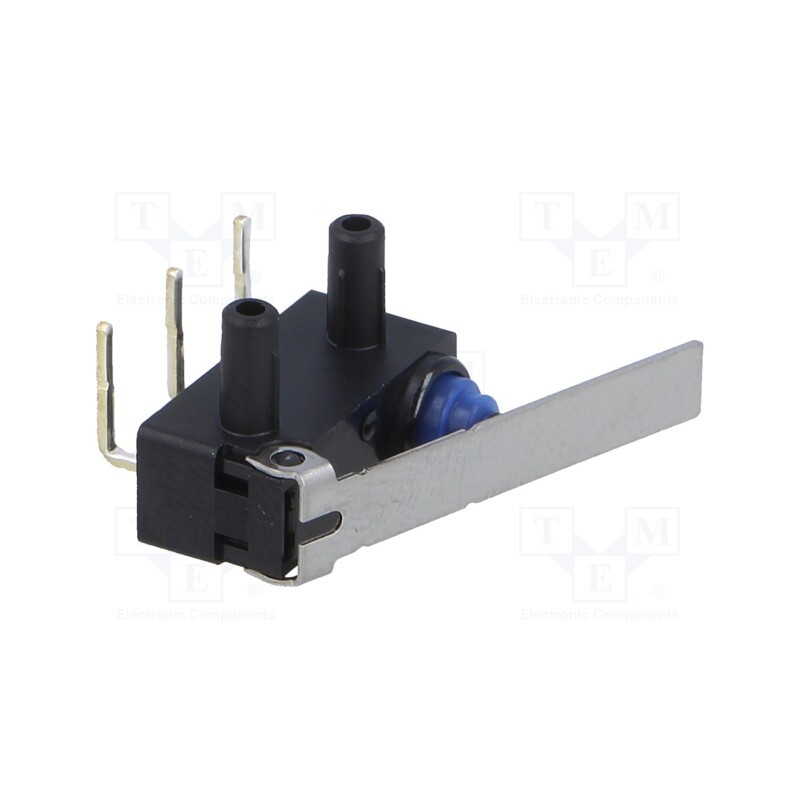 1 pcs x OMRON OCB - D2HW-BL221DL - Microswitch SNAP ACTION, 0.1A/125VAC, 2A/12VDC, with lever, SPDT