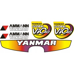 Sticker stickers ammann yanmar vio40 vio45 vio30