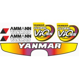Sticker stickers ammann yanmar vio40 vio45 vio30