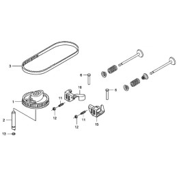 Honda gc gcv intake valve lever 14431 z0j 000