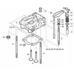 Hatz 1b40 head stud seal 04174500