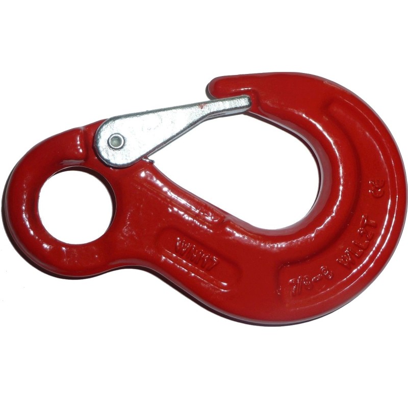 Flat hook with eye 2 0t HDS crane tow truck certificate