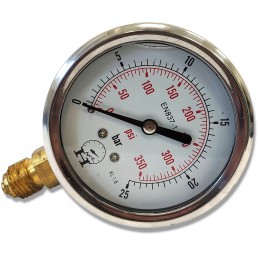 Hydraulic pressure gauge 0 25 bar