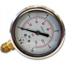 Hydraulic pressure gauge 0 6 bar