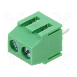 2 pcs x AMPHENOL ANYTEK - YO0201500000G - PCB terminal block, 3.5mm, ways: 2, straight, terminal, on PCBs