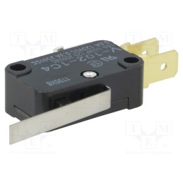 1 pcs x OMRON OCB - V-102-1C4 - Microswitch SNAP ACTION, 10A/250VAC, 0.6A/125VDC, with lever