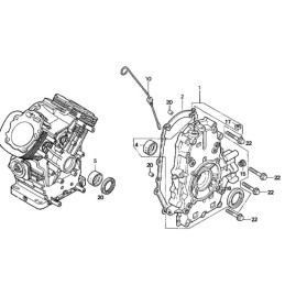 Honda gx gxv shaft oil seal 91201 zj1 003
