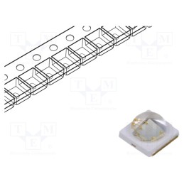 1 pcs x ProLight Opto - PK2N-5LBE-MSD - Power LED, blue, 130°, 350mA, λd: 470÷485nm, Pmax: 5W, 35÷45lm, 3535