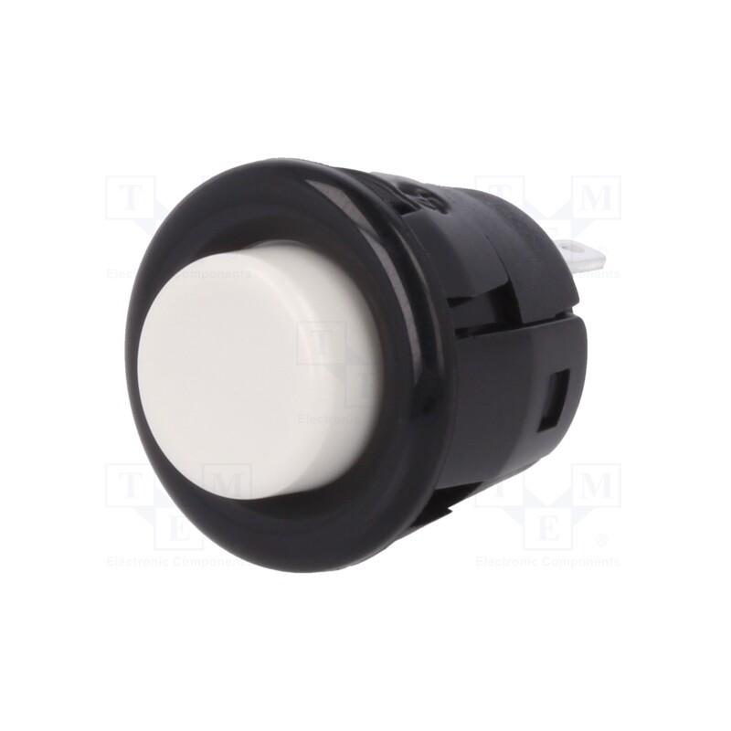 1 pcs x MIYAMA - DS412-W - Switch: push-button, Pos: 2, SPST-NO, 3A/125VAC, OFF-(ON), 1kV