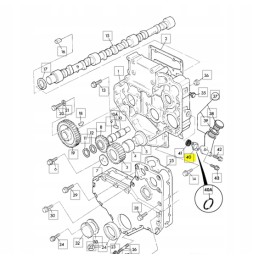 Timing cover gasket jcb 3cx original