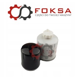 Oil filter, fuel filter, can set, Bobcat E16