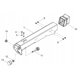 Wacker dpu drawbar sleeve 5100004367