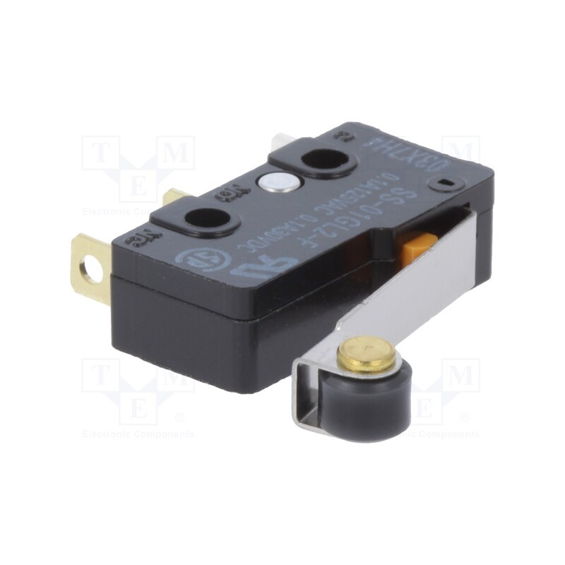 1 pcs x OMRON OCB - SS-01GL2-F - Microswitch SNAP ACTION, 0.1A/125VAC, 0.1A/30VDC, SPDT, ON-(ON)