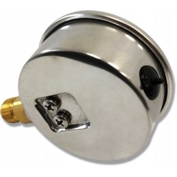 Vacuum gauge, hydraulic pressure gauge, 1 to 0 bar, bottom