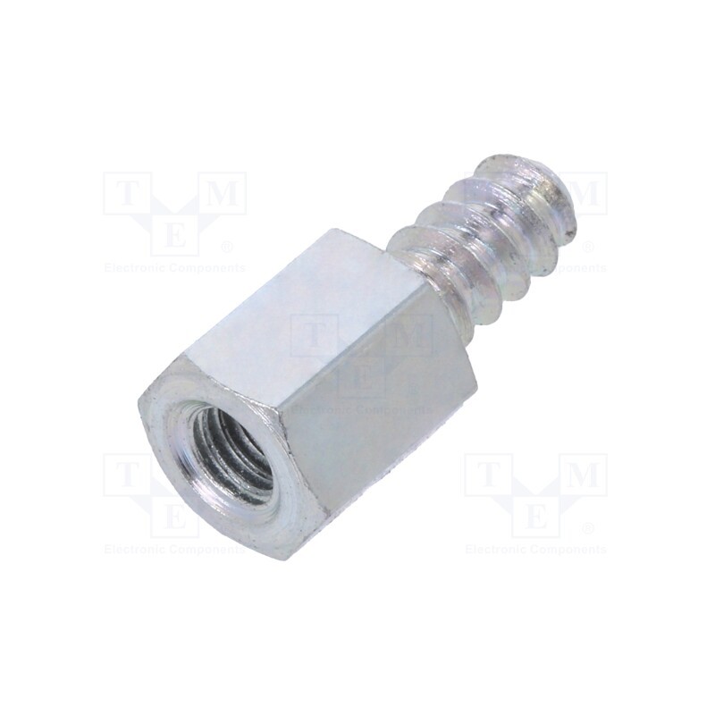 10 pcs x DREMEC - 226ST4.2X08 - Screwed spacer sleeve, 8mm, Int.thread: M4, Ext.thread: ST4,2