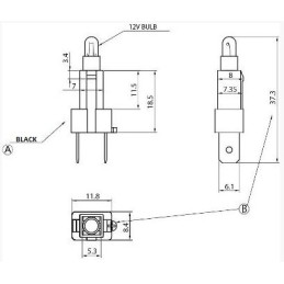 24v bulb for illuminating the switch switch