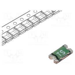 5 pcs x EATON/BUSSMANN - PTS12066V100 - Fuse: PTC polymer, 1A, Imax: 100A, SMD, PTS1206, 1206,3216,SMD