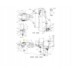 Arm lock spring for cat backhoe loader