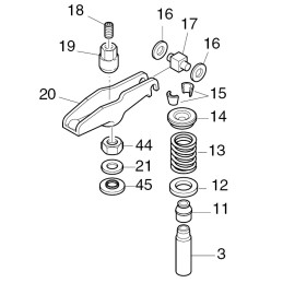Hatz 1b20 1b30 1b40 valve seal 50631000
