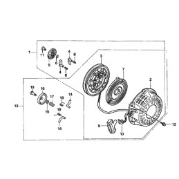 Honda gx120 gx160 tooth guide 28433 zh8 003