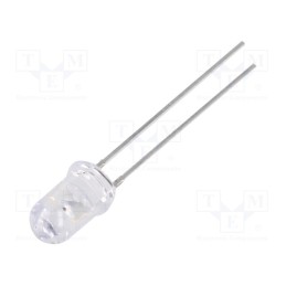 1 pcs x OPTOSUPPLY - OSB44P5161A - LED, 5mm, blue, 1560÷2180mcd, 60°, Front: convex, 2.7÷3.4V, 1.5÷2lm