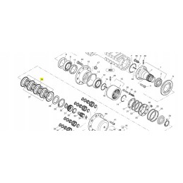 Volvo brake disc spacer