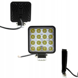 LED halogen work lamp 48w 60 degrees square