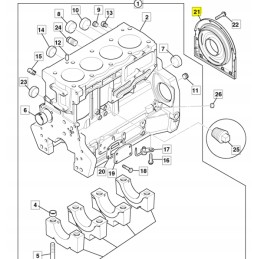 Crankshaft seal jcb loader