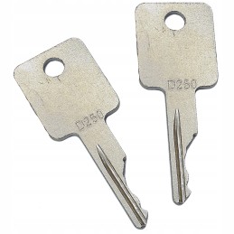 1x key d250 bobcat case terex volvo jlg