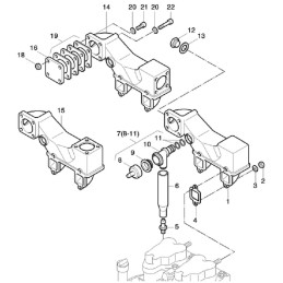 Hatz 2g30 2g40 air filter gasket 03783902