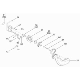 Wacker rammers bs 2 carburetor gasket 0165182