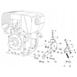 Hatz 1b20 1b30 gas base screw 50423900
