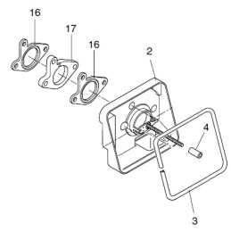 Hatz 1b40 1b50 air filter gasket 05149900