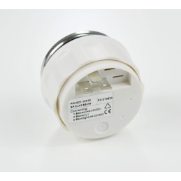 Hour meter 52 mm white
