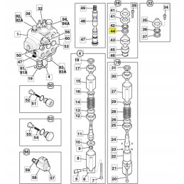 Seal for distributor spool jcb 25 221208