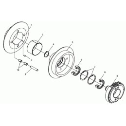 Wacker dpu clutch hub set 0201992