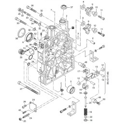 Hatz 1b20 1b30 main shaft bearing std 05053101