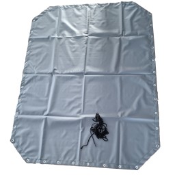 A tarpaulin cover for the cab, roof, bison roof