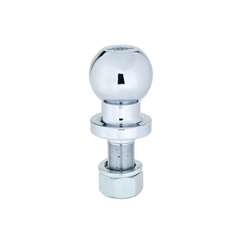 The towbar ball attaches the trailer hitch