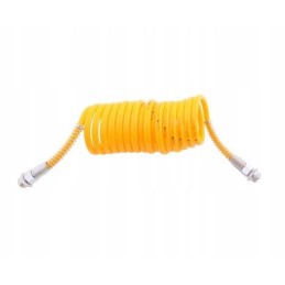 Spiral cable 22x1 5 6m, yellow POLMO